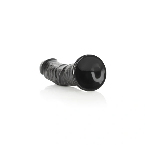 **Color Ver. Big realistic dildo Real Rock Curved 9" black color [3]