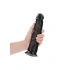 **Color Ver. Big realistic dildo Real Rock Curved 9" black color [4]