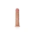 **Color Ver. Large realistic dildo Real Rock Curved 9" mocha color [2]