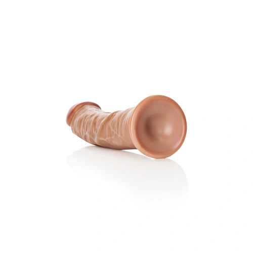 **Color Ver. Large realistic dildo Real Rock Curved 9" mocha color [4]