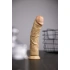 **Color Ver. Large realistic dildo Real Rock Curved 9" mocha color [6]