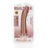 **Color Ver. Large realistic dildo Real Rock Curved 9" mocha color [7]