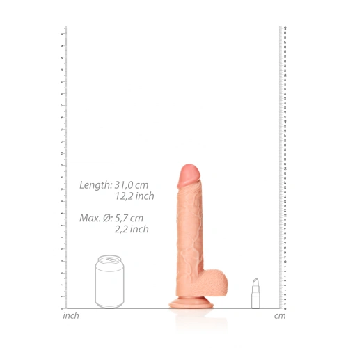 OK Nina - Real Rock 11" Large Realistic Testicle Dildo [5]