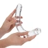 Ju - Color - Real Rock Crystal Clear Double Jelly Dildo 13
