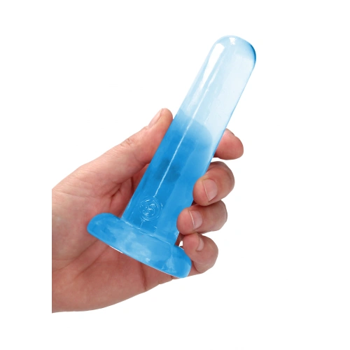 **Dilyana- Real Rock Flexible Jelly Dildo 5" Blue [1]