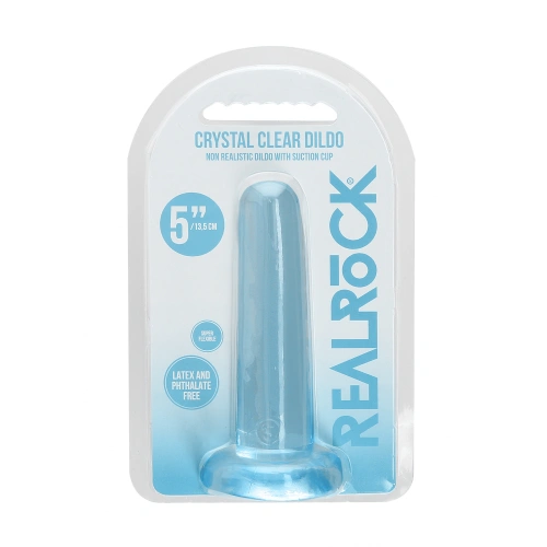 **Dilyana- Real Rock Flexible Jelly Dildo 5" Blue [4]