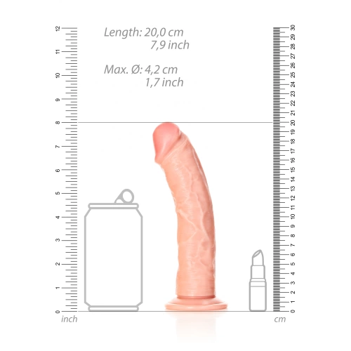 Real Rock 7" Curved Realistic Dildo [5]