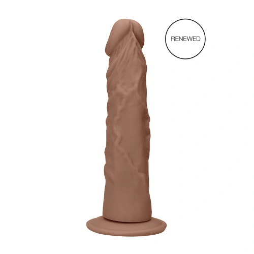 Veronica Color Real Rock 8'' Mocha Flexible Realistic Cyber ​​Leather Dildo [1]