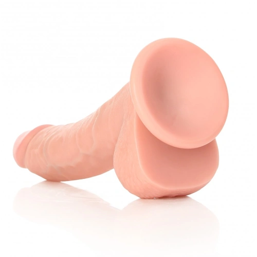Real Rock Curved 8" Realistic Testicle Dildo [3]