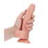 Real Rock Curved 8" Realistic Testicle Dildo [4]