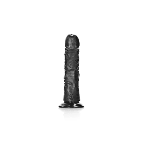 **Ver. color Realistic dildo Real Rock Curved 6" black [2]