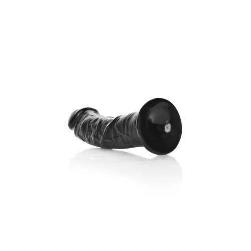 **Ver. color Realistic dildo Real Rock Curved 6" black [3]