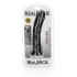**Real Color - Realistic Dildo Real Rock Curved 7" Black [6]