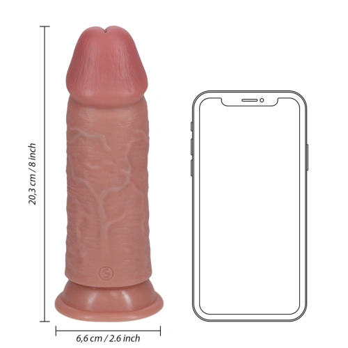 Nina - Realistically Fat Dildo Real Rock Extra Thick 8 