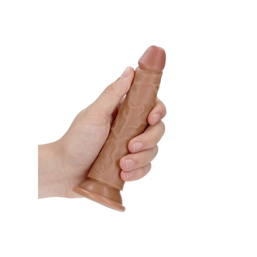 **Ver. new Realistic dildo Real Rock Slim 6" mocha [4]