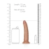 **Ver. new Realistic dildo Real Rock Slim 6" mocha [5]