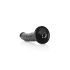 **Ju - Color - Real Rock Slim 8" Black Realistic Dildo [3]