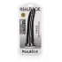 **Ju - Color - Real Rock Slim 8" Black Realistic Dildo [6]