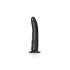 **Ju - Color - Real Rock Slim 8" Black Realistic Dildo