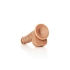 **Zhu - Real Rock Straight 11" Mocha Large Realistic Testicle Dildo [3]