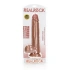 **Zhu - Real Rock Straight 11" Mocha Large Realistic Testicle Dildo [6]