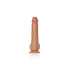 **Ver. new Big realistic dildo with testicles Real Rock Straight 9" mocha [2]