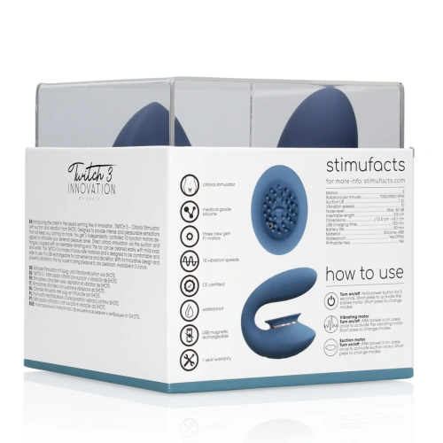 G-Spot vibrator and suction clitorisyraimulator Twitch 3 son [6]
