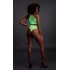 Mesh 2 Piece Set Ouch! Glow In The Dark neon green [1]