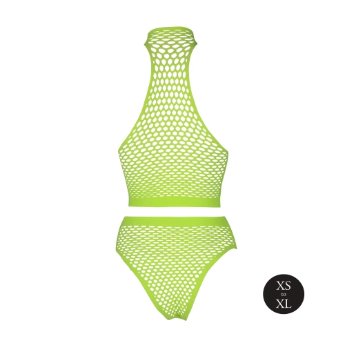 Mesh 2 Piece Set Ouch! Glow In The Dark neon green [5]