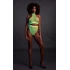 Mesh 2 Piece Set Ouch! Glow In The Dark neon green