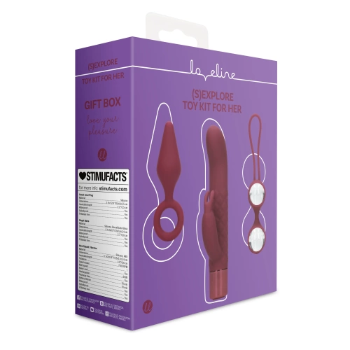 Nina Set of sex toys for her Love Line (S)Explore Toy Kit For Her [26]