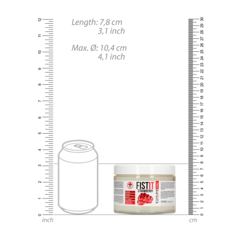 Fisting gel-lubricant Fist-It Strawberry 500ml [7]