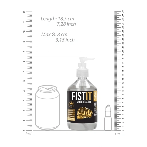 Water-based fisting lubricant Fist It 500 ml. Pump [1]