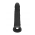 Realrock cyber leather penis extender and thickener black [1]