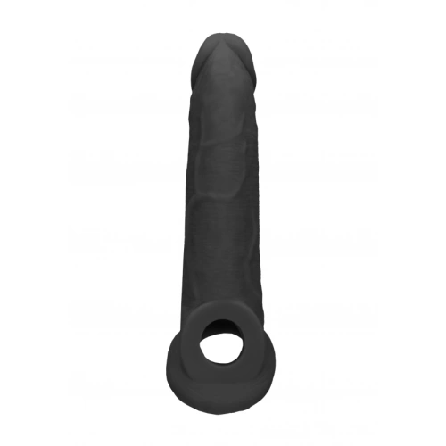 Realrock cyber leather penis extender and thickener black [2]