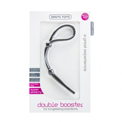 Double booster silicone Cock and Ball Ring [1]