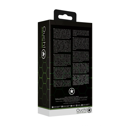 Dilyana - Silicone anal dilator with glow in the dark penis ring Ouch! [5]