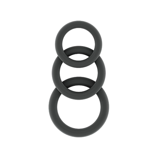 Set of 3 pcs. Sono silicone penis rings