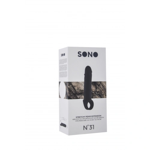 Stretchable penis extender Sono #31 black [2]