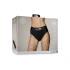 Nina - Strap-on Thong with Adjustable O-Ring and Bullet Vibrator Ouch! black size XS/S [12]