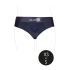 Nina - Strap-on Thong with Adjustable O-Ring and Bullet Vibrator Ouch! black size XS/S [3]