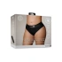 Nina - Strap-on Thong with Adjustable O-Ring and Bullet Vibrator Ouch! black size XL/XXL [13]