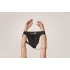 Nina - Strap-on Thong with Adjustable O-Ring and Bullet Vibrator Ouch! black size XL/XXL [7]