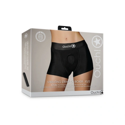 Dilyana - Vibrating Strap-On Boxers Ouch! Strap-On Boxer black size M/L [14]