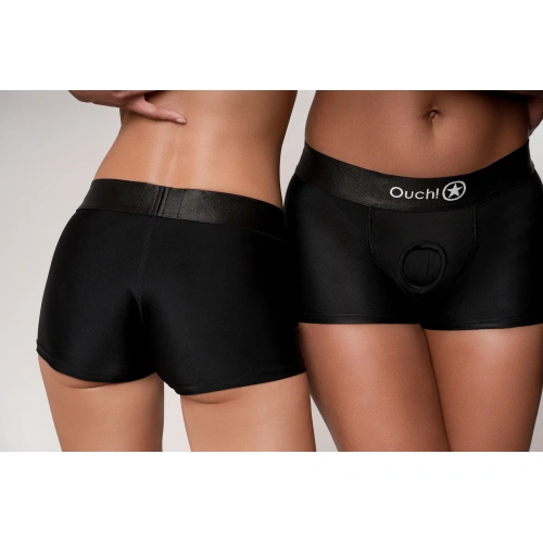 Dilyana - Vibrating Strap-On Boxers Ouch! Strap-On Boxer black size M/L [2]