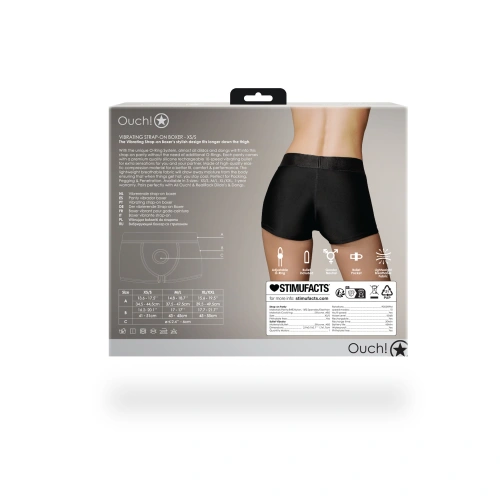 Dilyana - Vibrating Strap-On Boxers Ouch! Strap-On Boxer black size XL-XXL [16]