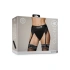 Strap-on thong with garter belt and bullet vibrator Ouch! [12]