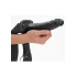Ver. color Adjustable strap-on belt with realistic dildo with opening Real Rock 8" black [3]
