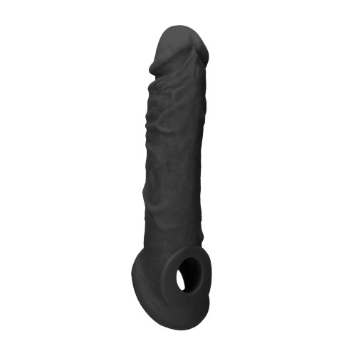 Color* Dilyana- Realrock cyber leather penis extender and thickener black [1]