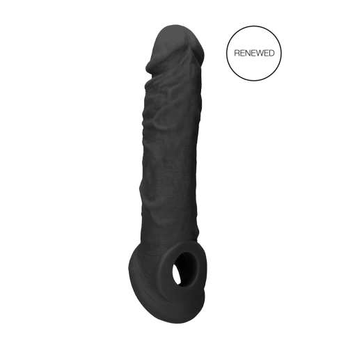 Color* Dilyana- Realrock cyber leather penis extender and thickener black [3]